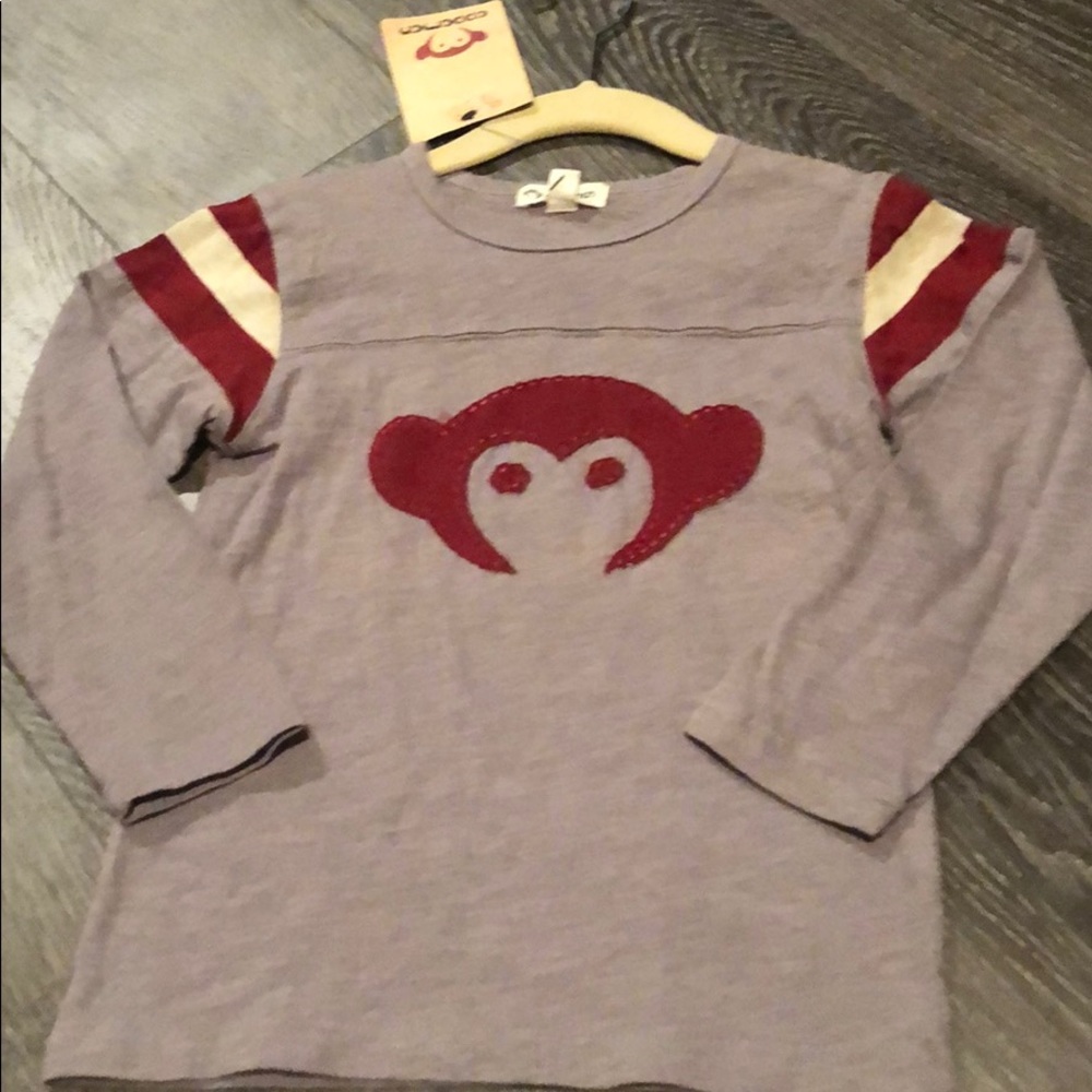 Appaman boys gray , cream, Burgandy Shirt size 5